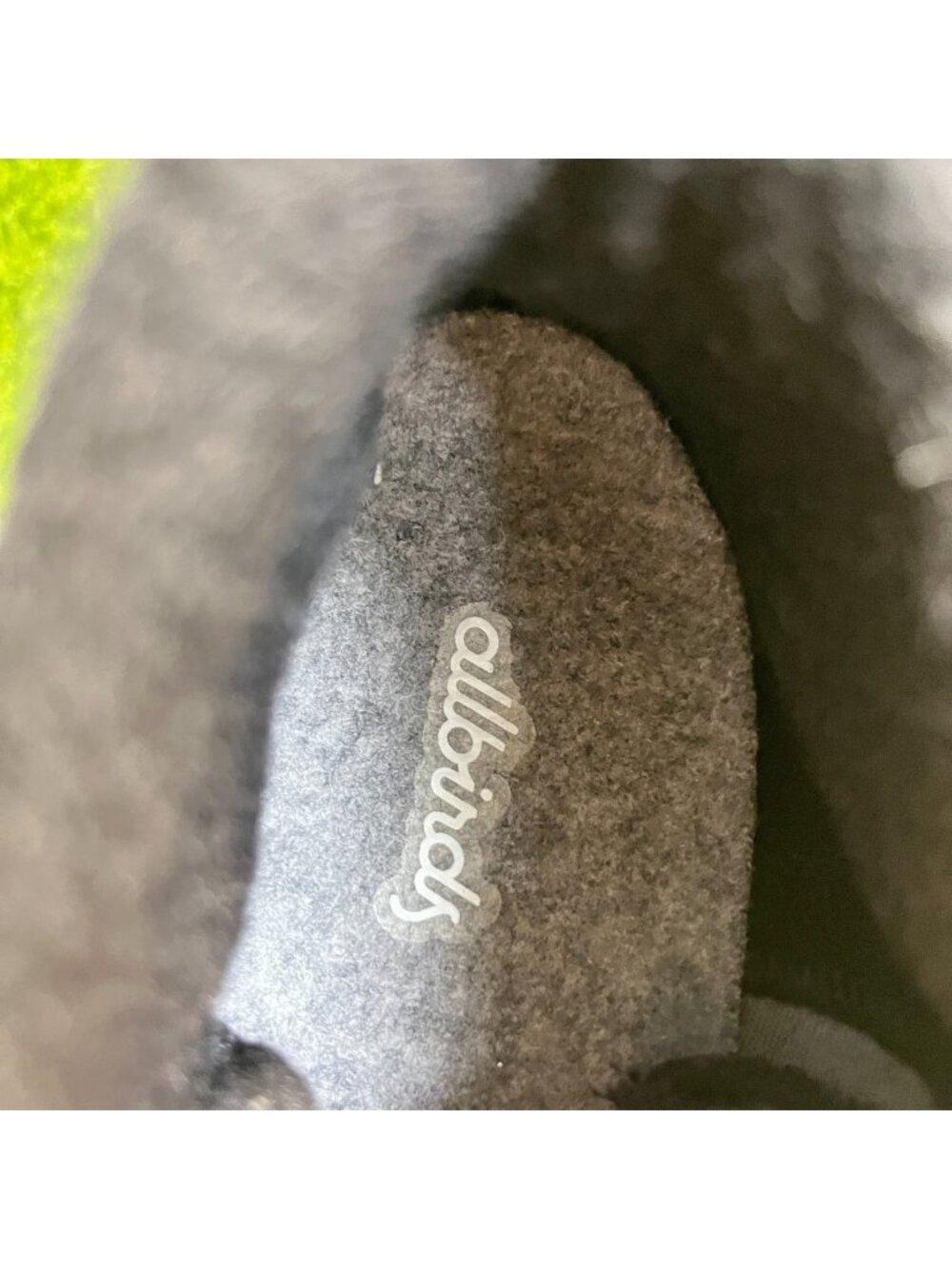 Allbirds Wool Runner Up Mizzles Womens Size 8 Black White Running Shoes Sneakers - Picture 8 of 10